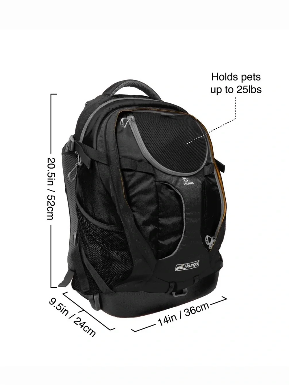 Kurgo G-Train Dog Carrier Backpack